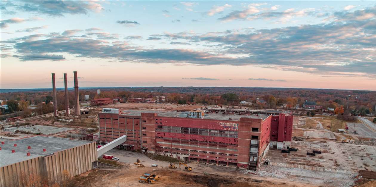 How DH Griffin demolished a 100yearold textile plant Demolition