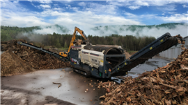 The M518R Compact Recycling Trommel from MDS