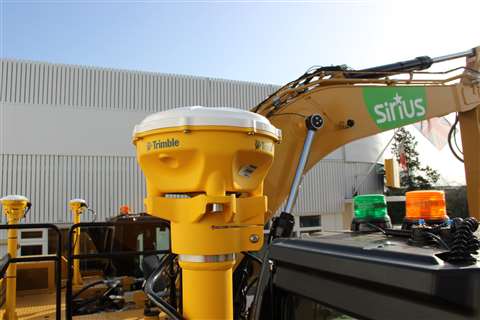 Sitech Trimble GPS technology being used on Sirius Group machines