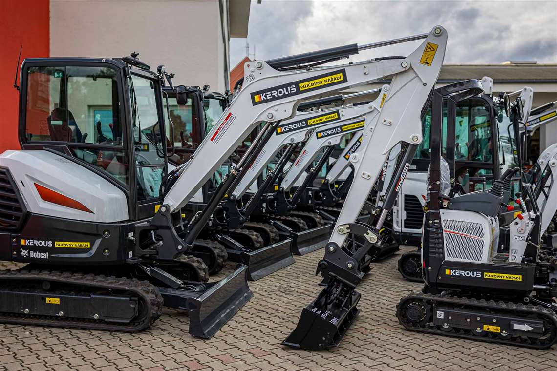 Kerouš's new mini excavators