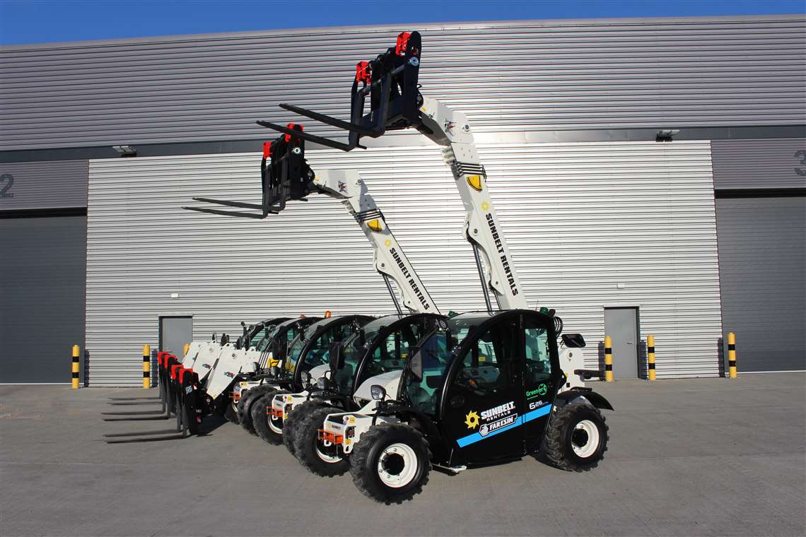 The Faresin 6.26 electric telehandler