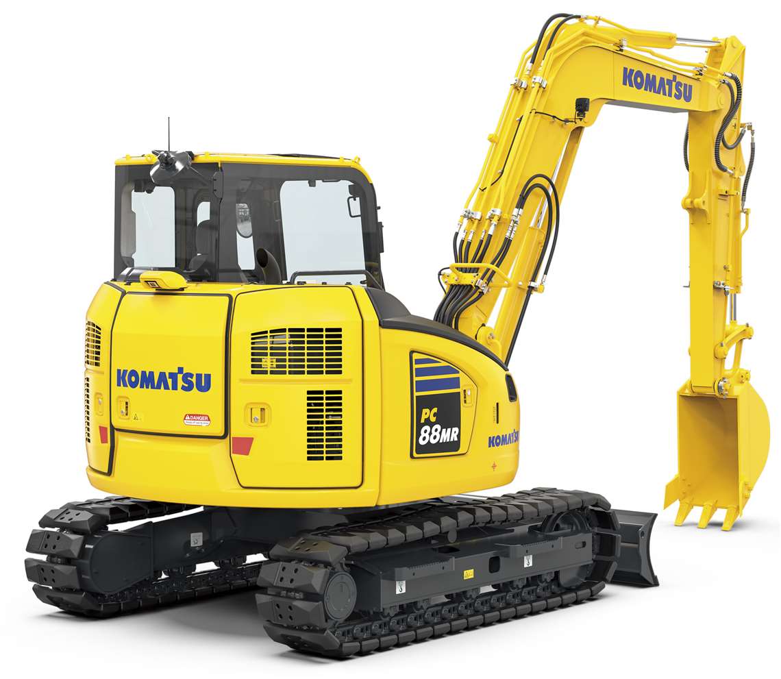 Komatsu PC88MR-11 midi excavator