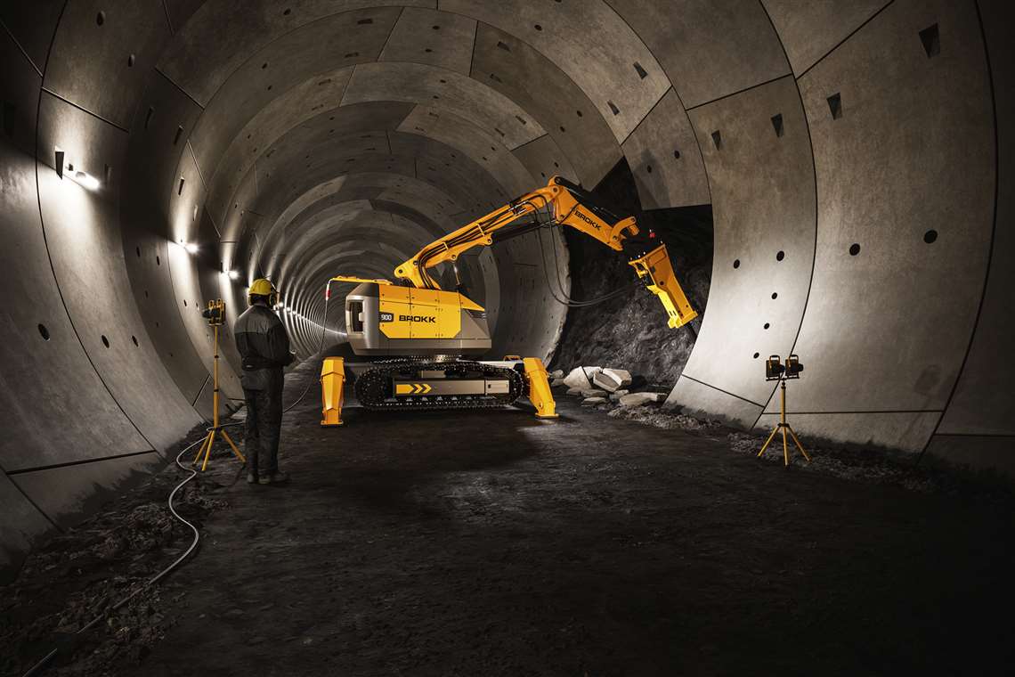 The Brokk 900 demolition robot