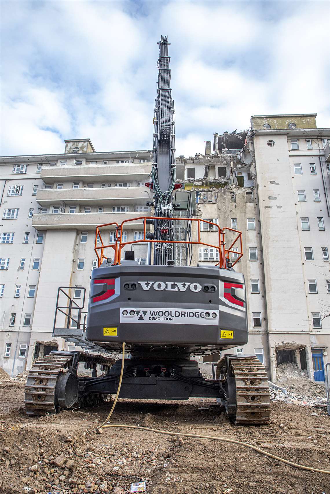 Wooldrigde's Volvo EC750EL high reach excavator