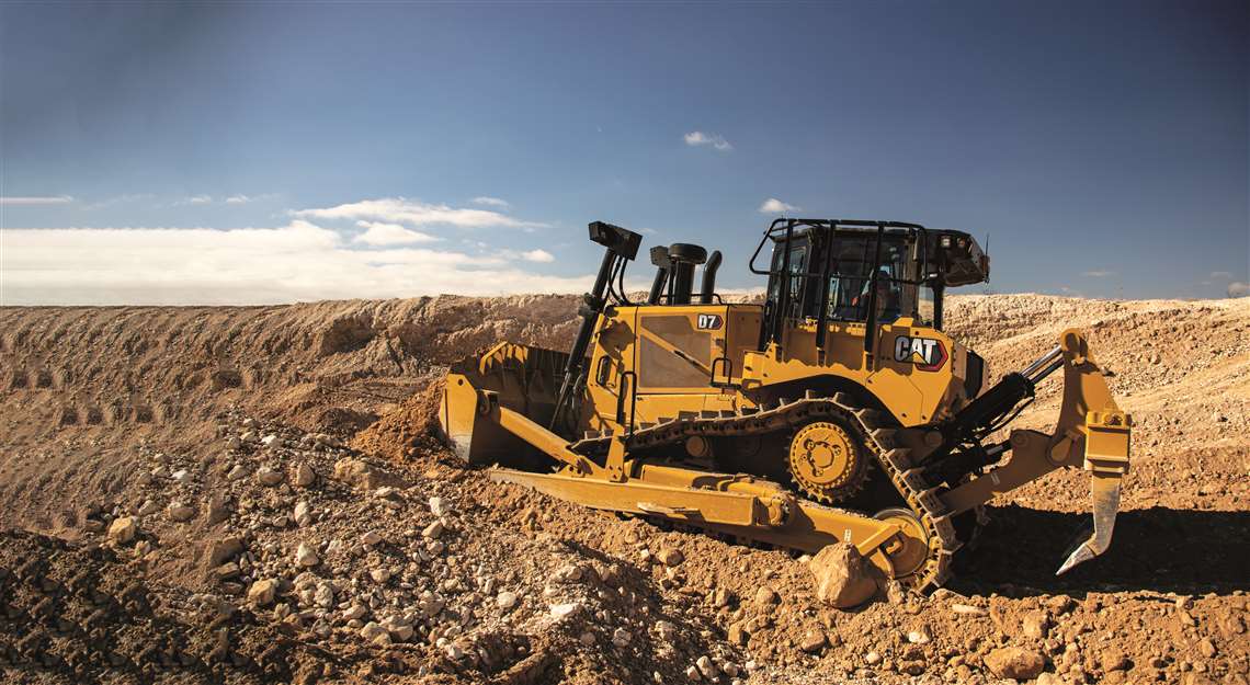 Caterpillar bulldozer D7