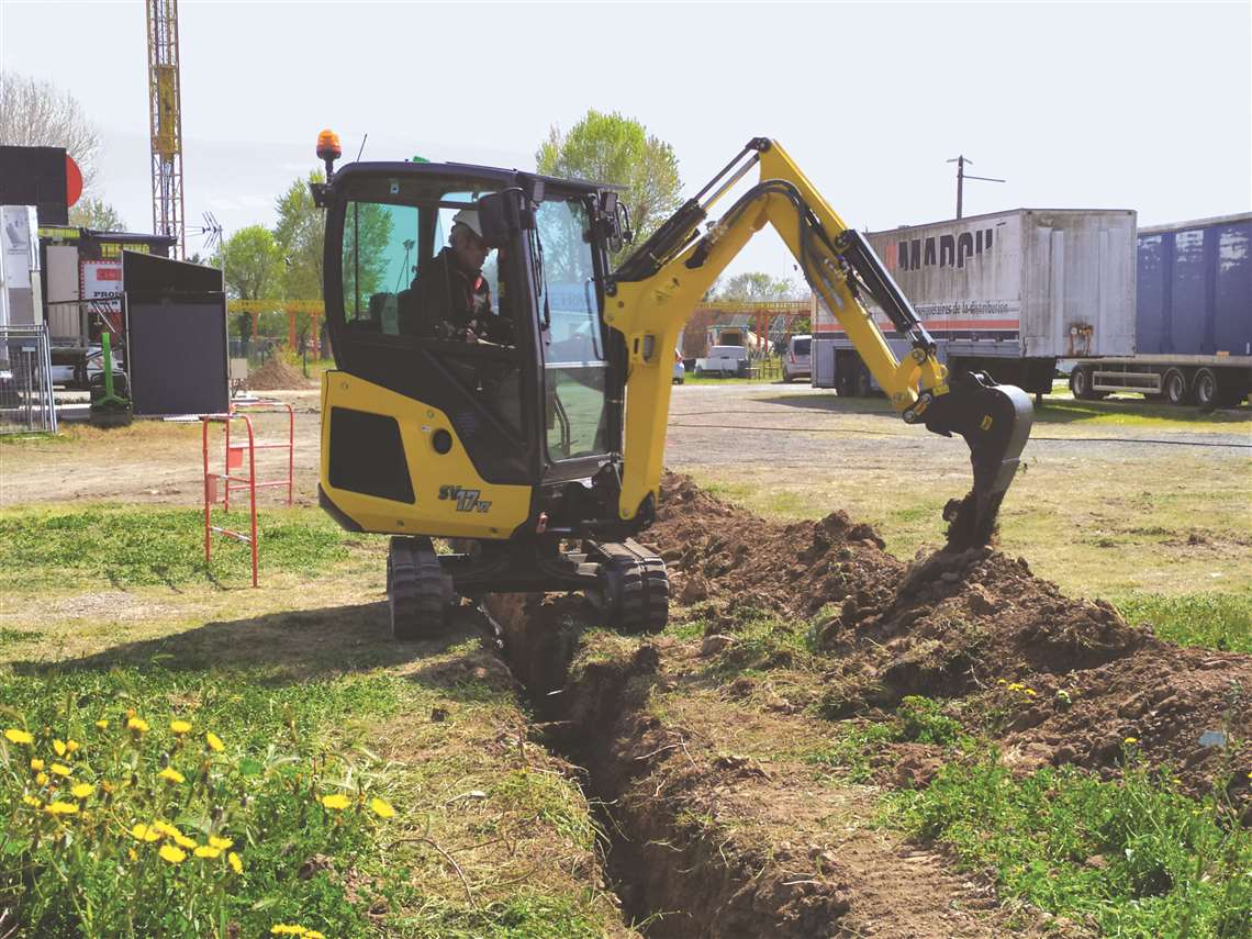 Yanmar SV17VT mini excavator