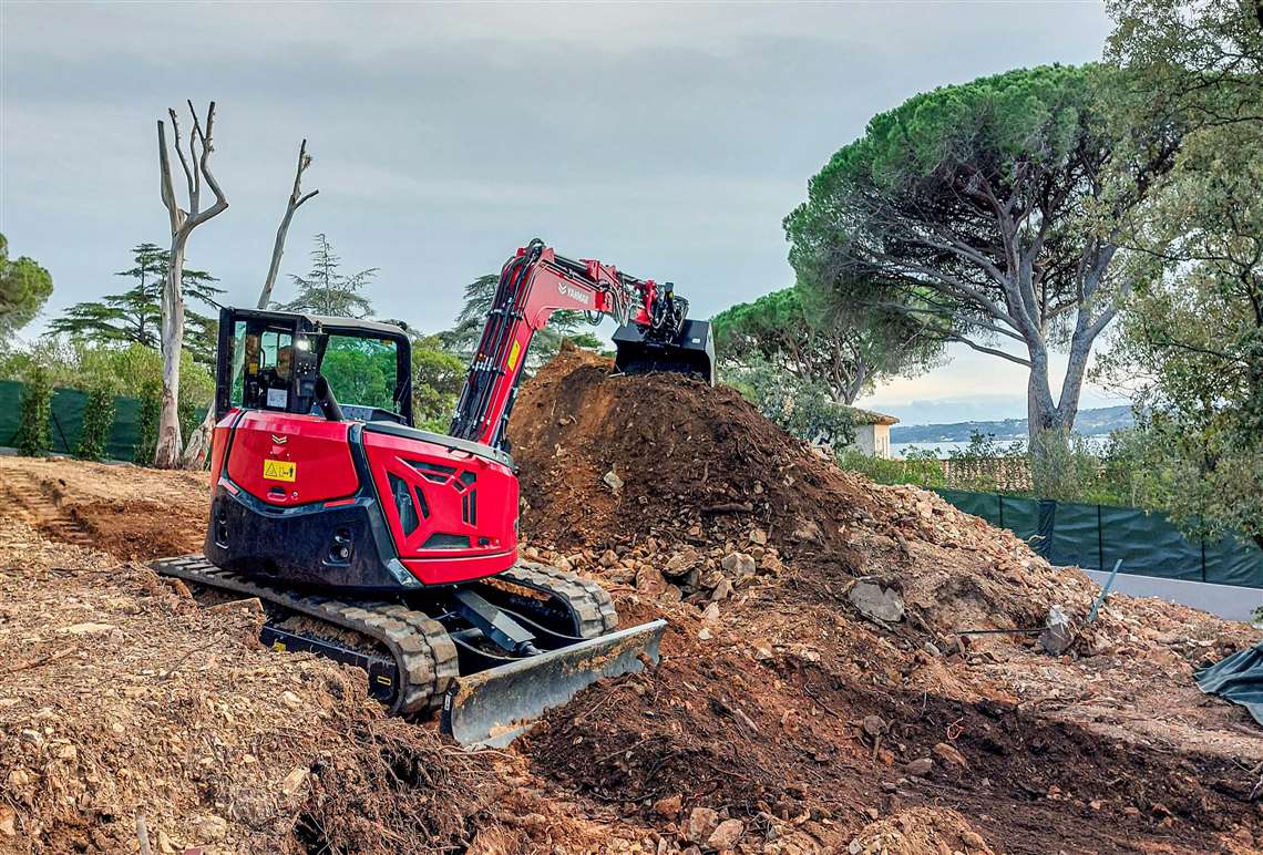 Yanmar's SV100-7 midi excavator. (Photo: Yanmar)