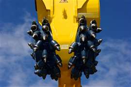 Epiroc's VC 2000 cutter attachment.