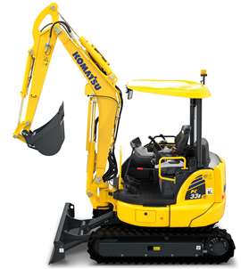 Komatsu Europe's PC33E-6 mini excavator