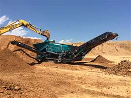 The Powerscreen Warrior 2100 scalping screen