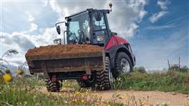 The V7 wheel loader from Yanmar Compact Equipment.