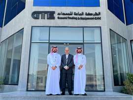 GTE's management team (Left to right): Abdulaziz Al Bassam, Chief Executive Officer, Dr Mohamed Shams Elramly, General Manager, and Sufyan Al-Ashgar, Executive Manager. (PHOTO: Keestrack/GTE)