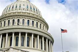 Dome of the US Capitol Building in Washington, DC