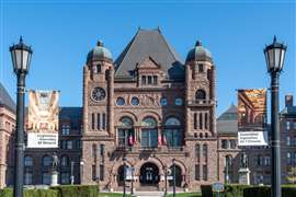The Queen's Park Building, Legislative Assembly of Ontario. (PHOTO: Adobe Stock/TOimages)