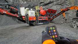 Sandvik UJ443E heavy jaw crusher