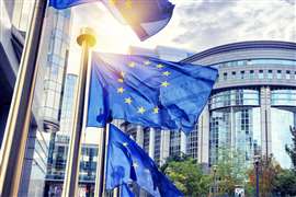 European Parliament building in Brussels 