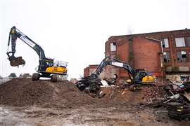 Forshaw Demolition's new HX330A excavators with demolition package