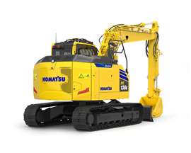 Kpomatsu#s elecytric excavator, the PC138E-11. (Photo: Komatsu)