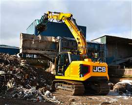 MRW Waste Recycling's new JCB 140X excavator