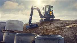 Volvo CE's ECR40 compact excavator