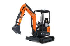 The DX17-7 zero tail swing mini excavator from Develon