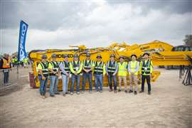 The Kobelco team at Demolition San Antonio