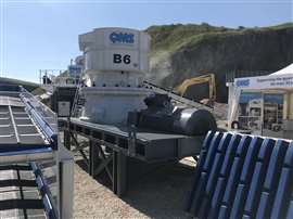 A QMS B-Series cone crusher