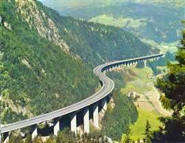 The existing Luegbrücke in Austria, which will be replaced with a new structure built by Porr and Strabag