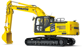 Komatsu has launched the PC220LCi-12 hydraulic excavator at Bauma
