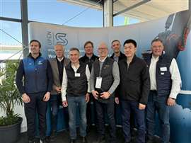 Leaders of Open-S Alliance member companies at Bauma Munich