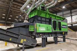 Terex TDS-820SE static shredder