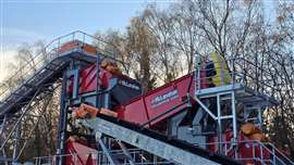 Sun Environmental Services' McLanahan wash plant