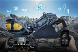Rubble Master’s RM 90X and RM 100X crushers, and the updated RM J110X jaw unit are all equipped with hybrid drive options. PPhoto: Rubble Master