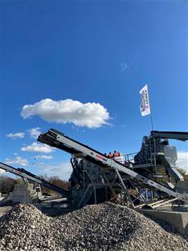 The AggWash 60 is a single containerised unit that is designed for easy setup and transport. Photo: Terex Washing Systems