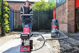 Photo of Trelawny's new VoltMax TFP200 battery-powered scarifier. (Image: Trelawny)
