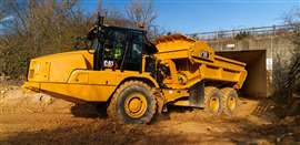 Cat's 730 EJ articulated dump truck forms part of its updated range of ADTs (Image courtesy of Caterpillar)