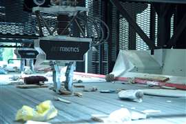 A ZenRobotics machine, a Terex brand and product, sorting materials. Image: Terex