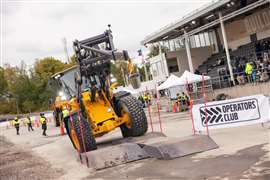 The water bucket challenge (Image courtesy of Volvo CE)