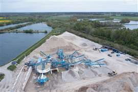 140tph CD&E waste recycling plant created by CDE to support Roma Grus in its transition towards the circular economy