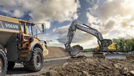 Excavadora de radio de giro corto Volvo CE ECR355