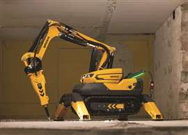  The Brokk 130+ is powered by Brokk SmartPower+ technology. PHOTO: BROK