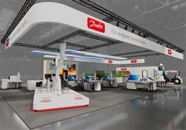 Modélisation informatique du stand Danfoss