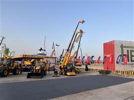 JCB's machines featured prominently at Heavy Equipment Connect 2026 in Dammam, Saudi Arabia (Image: KHL Group)