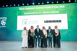 Liebherr a signé un protocole d'accord avec NIDC afin d'explorer les possibilités de localisation de la fabrication de bétonnières en Arabie saoudite (Image courtoisie de NIDC).