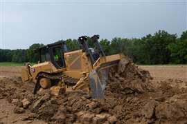 The next-generation D8 XE dozer with electric drive (Image: Cat)