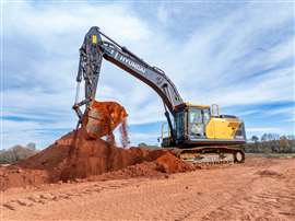 Der neue HX360-Bagger von HD Hyundai ist eines von mehreren HX-Modellen, die neu auf dem nordamerikanischen Markt sind (Bild: HD Hyundai).