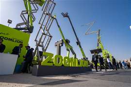 Zoomlion had a significant presence at the Heavy Equipment Connect trade show in Dammam, Saudi Arabia, in February 2026 (Image: NIDC)