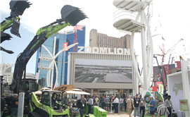 Zoomlion's stand in the Festival Groups at ConExpo-Con/Agg 2026 in Las Vegas, USA (Image: KHL Group)