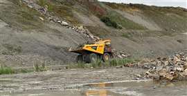 Volvo CE's R70 rigid hauler offers a 65-tonne payload and a 42.4m³ body capacity. (Image: Volvo CE)
