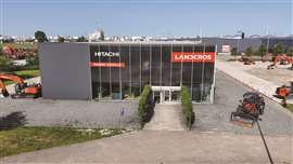 A nova identidade visual da Landcross entrará em vigor em abril de 2027. Imagem: Hitachi